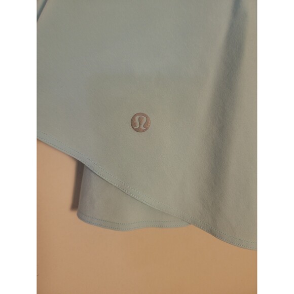 Lululemon Court Rival Skort Sz 2 Blue Green Lined - Picture 8 of 10